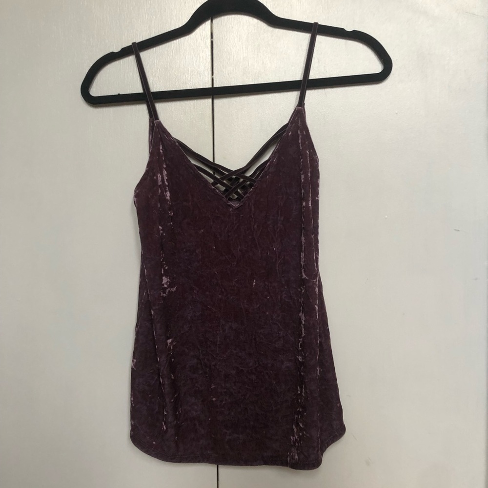American Eagle Velvet Tank Top